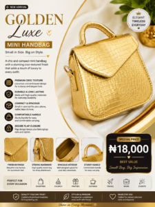 Golden Luxe Mini Handbag