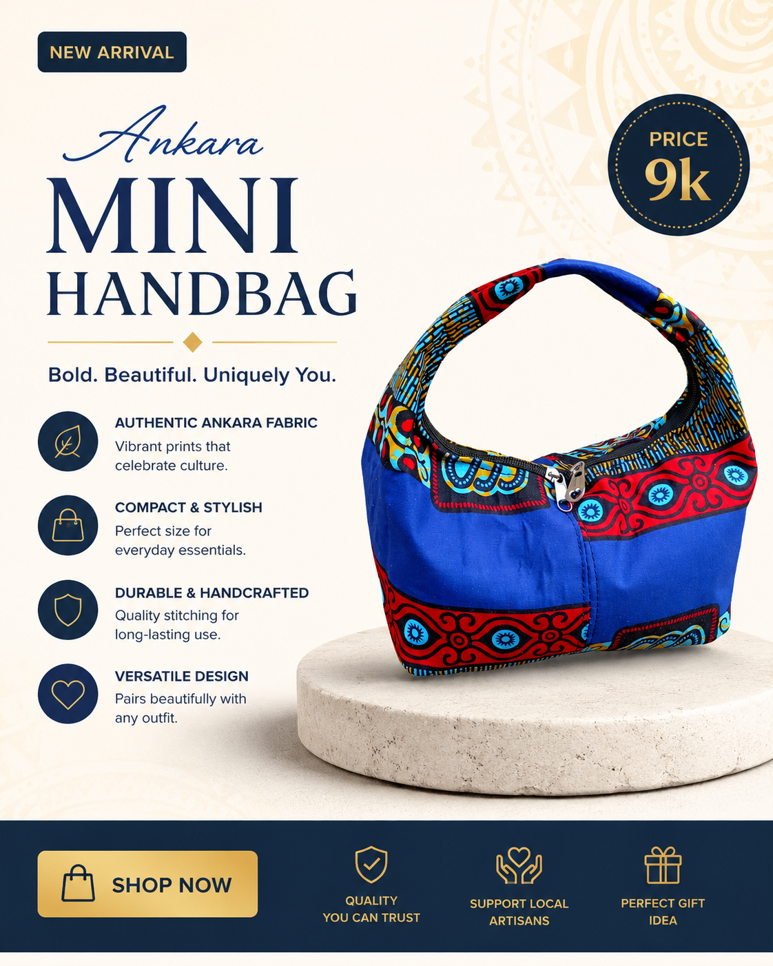 Mini Ankara Bag